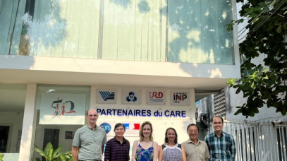 VISIT CARE-RESCIF OF MS. SOPHIE MAYSONNAVE AND MS. FLORA CANETTI FROM THE FRENCH INSTITUTE IN VIETNAM