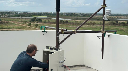 CARE Installs Cambodia's First Disdrometer at the Institute of Technology of Cambodia
