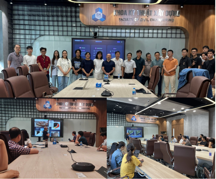 Seminar “Coastal Erosion and Shoreline Evolution in Vietnam” by Dr. Patrick Marchesiello (IRD-LEGOS, France) at the Faculty of Civil Engineering, HCMUT.
